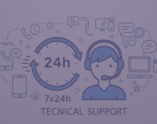 7الدعم الفني x24h